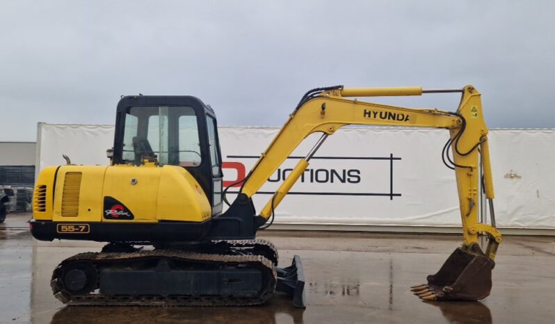 Hyundai R55-7 Mini Excavators For Auction: Dromore – 21st & 22nd February 2025 @ 9:00am For Auction on 2025-02-22 full