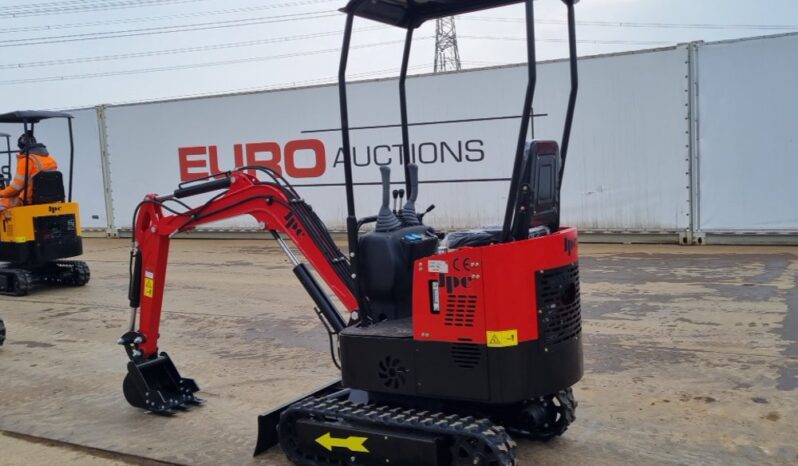 Unused 2024 JPC HT12 Micro Excavators For Auction: Leeds – 5th, 6th, 7th & 8th March 2025 @ 8:00am full