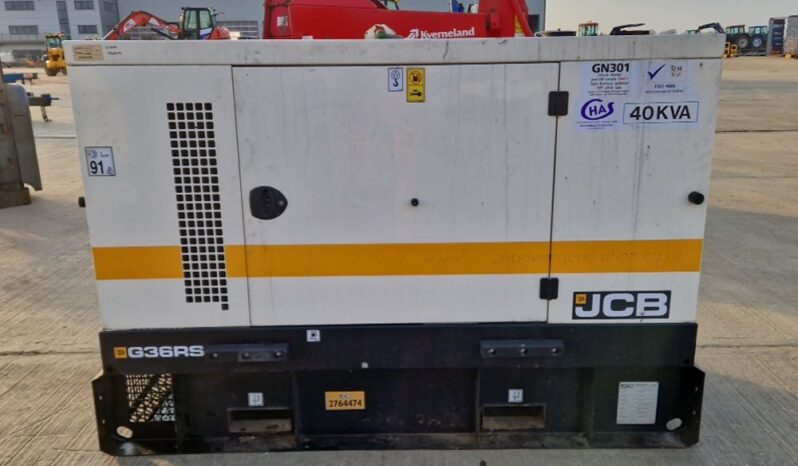 2019 JCB G36RS Generators For Auction: Leeds – 5th, 6th, 7th & 8th March 2025 @ 8:00am full