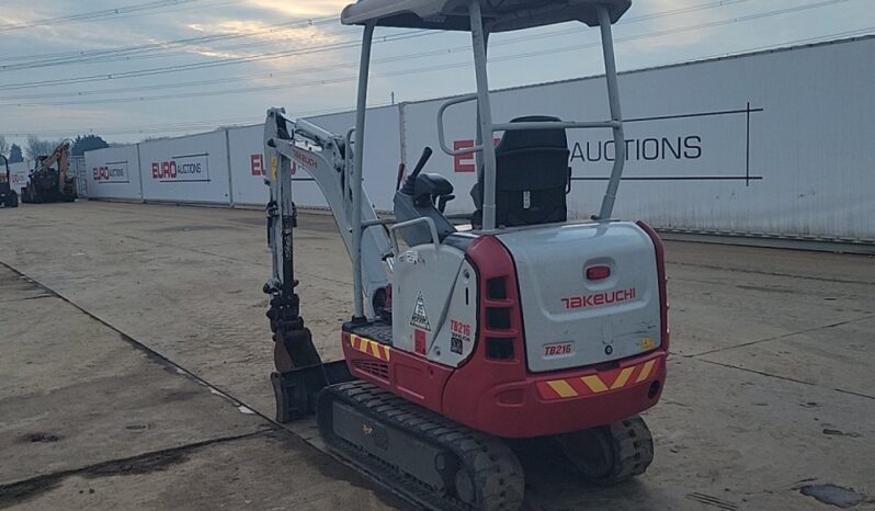 2021 Takeuchi TB216 Mini Excavators For Auction: Leeds – 5th, 6th, 7th & 8th March 2025 @ 8:00am full