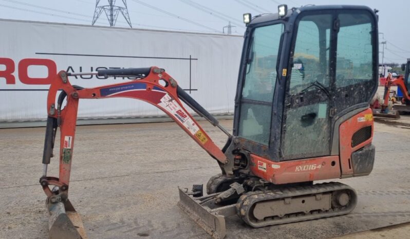 2017 Kubota KX016-4 Mini Excavators For Auction: Leeds – 5th, 6th, 7th & 8th March 2025 @ 8:00am