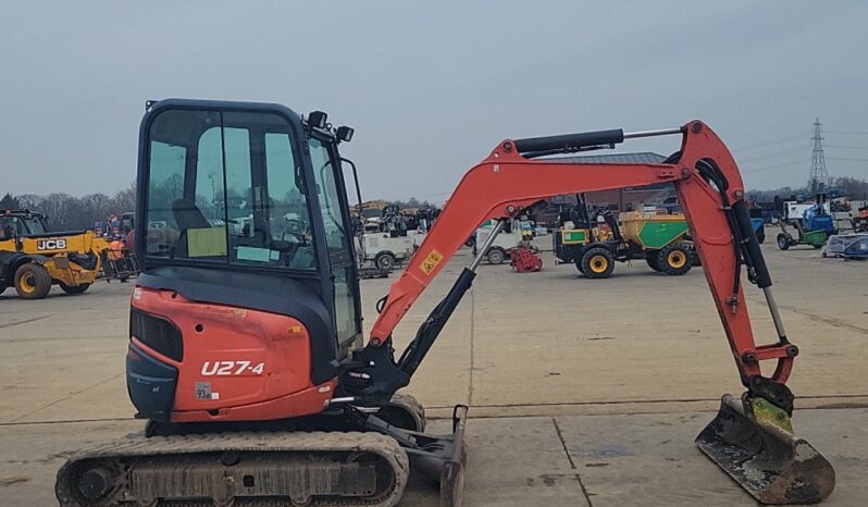 2017 Kubota U27-4 Mini Excavators For Auction: Leeds – 5th, 6th, 7th & 8th March 2025 @ 8:00am full