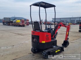 Unused 2024 JPC HT12 Micro Excavators For Auction: Leeds – 5th, 6th, 7th & 8th March 2025 @ 8:00am full