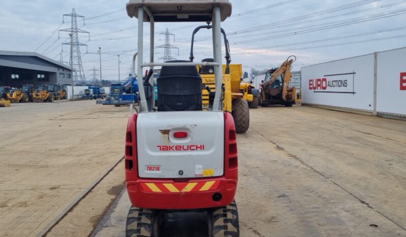 2021 Takeuchi TB216 Mini Excavators For Auction: Leeds – 5th, 6th, 7th & 8th March 2025 @ 8:00am full