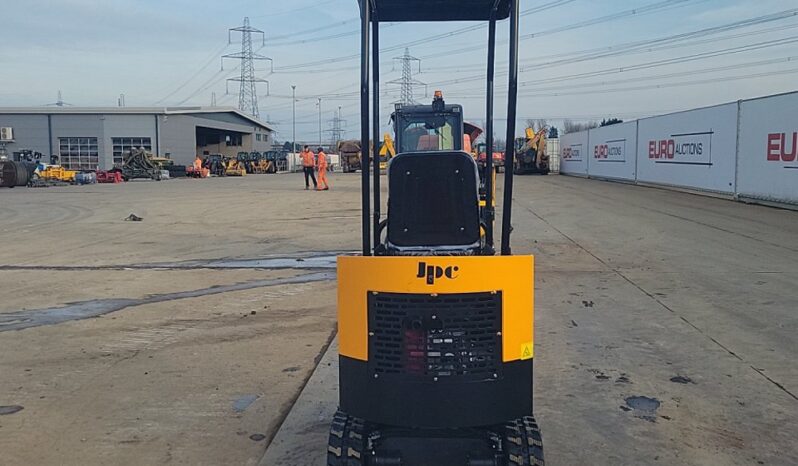 Unused 2024 JPC HT12 Micro Excavators For Auction: Leeds – 5th, 6th, 7th & 8th March 2025 @ 8:00am full