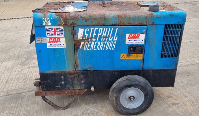 Stephill 10kVA Generator, Kubota Engine Generators For Auction: Leeds – 5th, 6th, 7th & 8th March 2025 @ 8:00am full