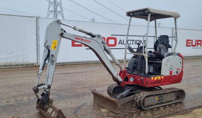 2021 Takeuchi TB216 Mini Excavators For Auction: Leeds – 5th, 6th, 7th & 8th March 2025 @ 8:00am