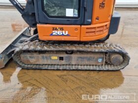 2021 Hitachi ZX26U-6 CLR Mini Excavators For Auction: Dromore – 21st & 22nd February 2025 @ 9:00am For Auction on 2025-02-22 full