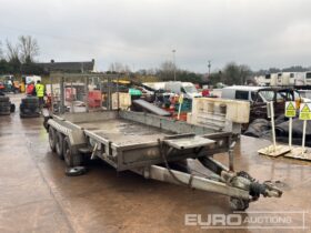 Nugent 3500Kg Tri Axle Plant Trailer, Ramp Plant Trailers For Auction: Dromore – 21st & 22nd February 2025 @ 9:00am For Auction on 2025-02-21 full