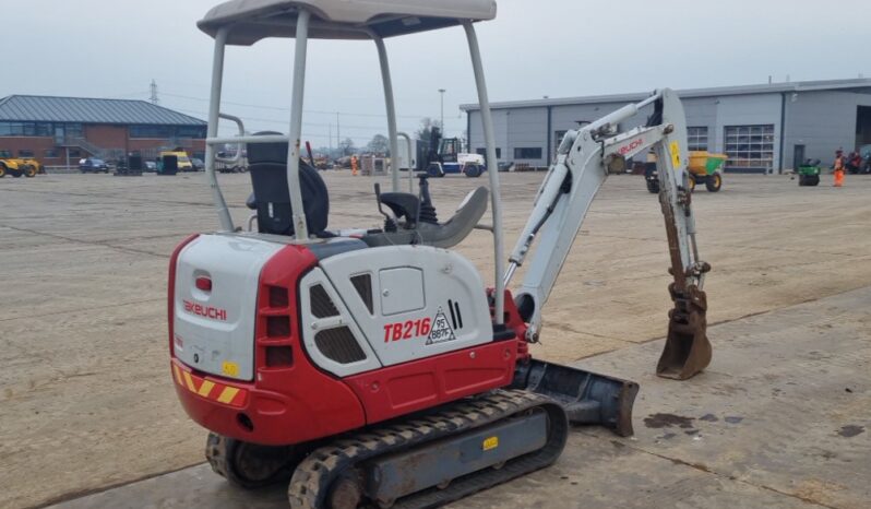 2021 Takeuchi TB216 Mini Excavators For Auction: Leeds – 5th, 6th, 7th & 8th March 2025 @ 8:00am full