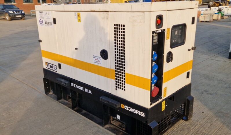 2019 JCB G36RS Generators For Auction: Leeds – 5th, 6th, 7th & 8th March 2025 @ 8:00am full