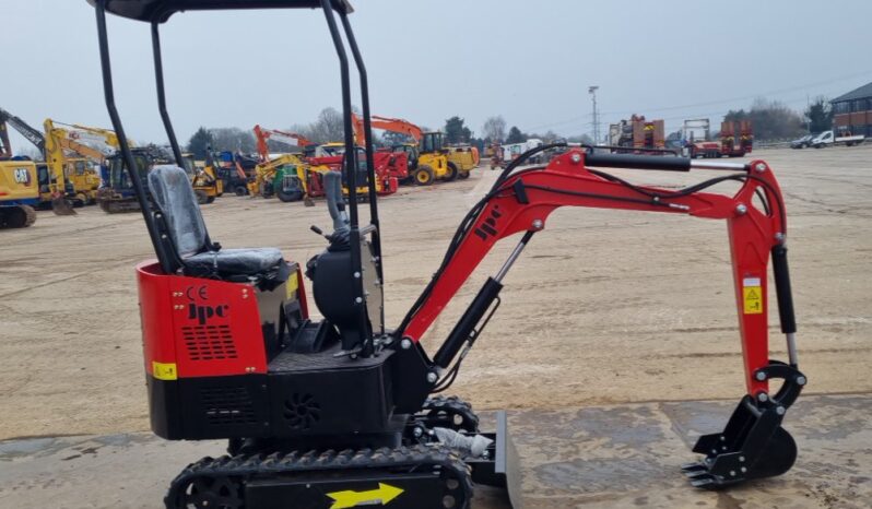 Unused 2024 JPC HT12 Micro Excavators For Auction: Leeds – 5th, 6th, 7th & 8th March 2025 @ 8:00am full