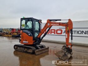 2021 Hitachi ZX26U-6 CLR Mini Excavators For Auction: Dromore – 21st & 22nd February 2025 @ 9:00am For Auction on 2025-02-22 full