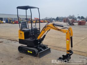 Unused 2024 JPC HT12 Micro Excavators For Auction: Leeds – 5th, 6th, 7th & 8th March 2025 @ 8:00am full