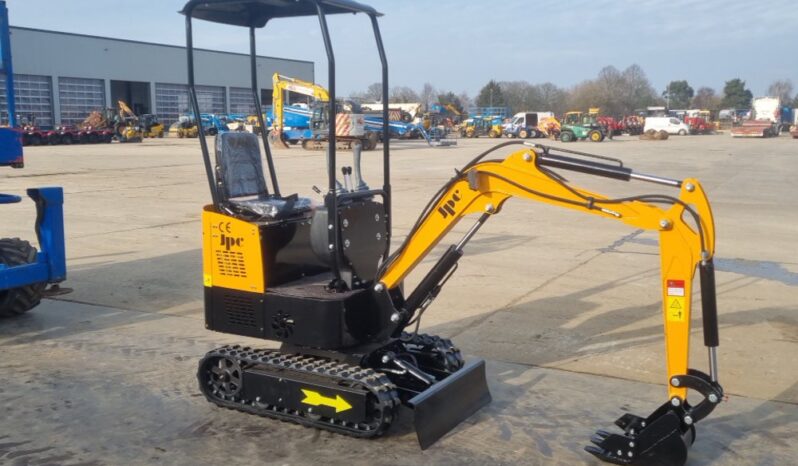 Unused 2024 JPC HT12 Micro Excavators For Auction: Leeds – 5th, 6th, 7th & 8th March 2025 @ 8:00am full