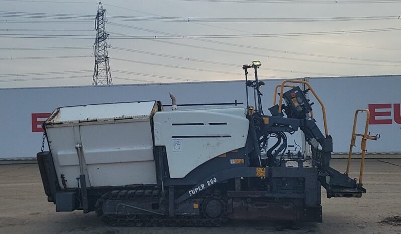 2008 Vogele Super 800 Asphalt Plants For Auction: Leeds – 5th, 6th, 7th & 8th March 2025 @ 8:00am full