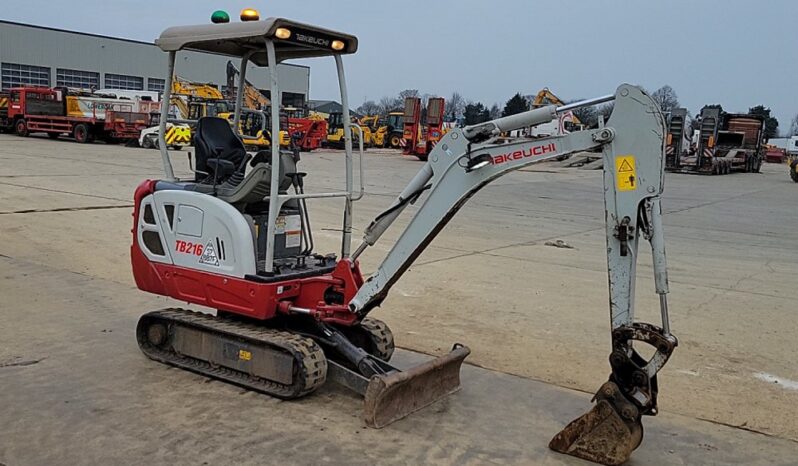 2021 Takeuchi TB216 Mini Excavators For Auction: Leeds – 5th, 6th, 7th & 8th March 2025 @ 8:00am full