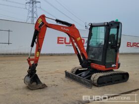 2015 Kubota U27-4 Mini Excavators For Auction: Leeds – 5th, 6th, 7th & 8th March 2025 @ 8:00am