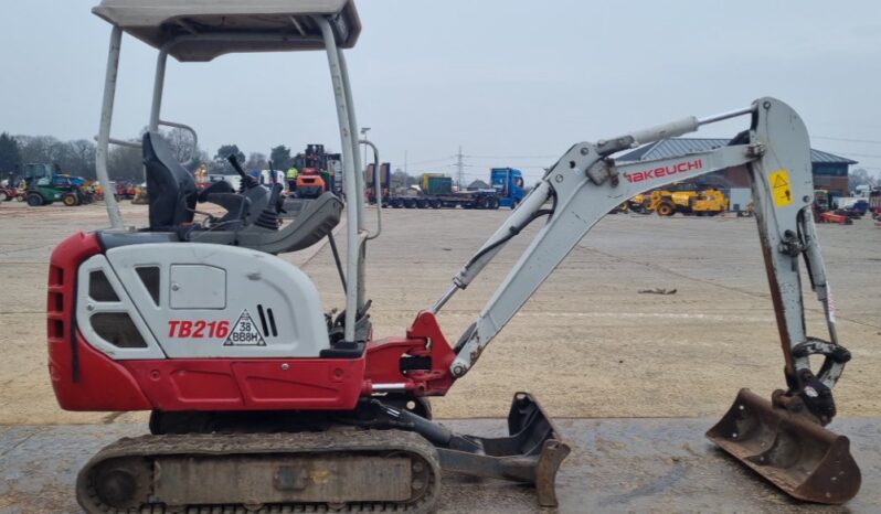 2021 Takeuchi TB216 Mini Excavators For Auction: Leeds – 5th, 6th, 7th & 8th March 2025 @ 8:00am full