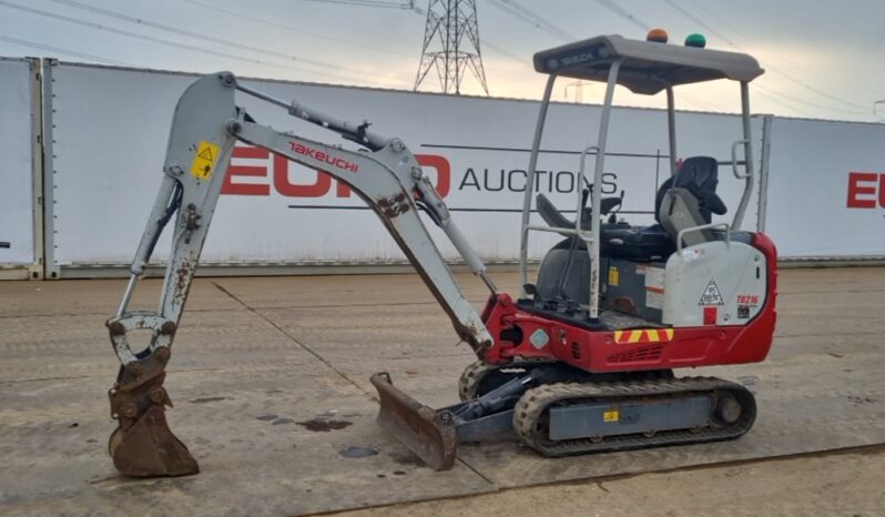 2021 Takeuchi TB216 Mini Excavators For Auction: Leeds – 5th, 6th, 7th & 8th March 2025 @ 8:00am