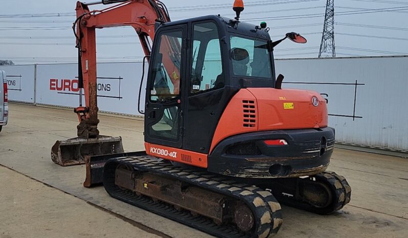 2017 Kubota KX080-4A 6 Ton+ Excavators For Auction: Leeds – 5th, 6th, 7th & 8th March 2025 @ 8:00am full