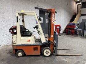 Nissan 15 2W330 Twin Mast Counter Balance Forklift Truck For Auction on 2025-02-26 full