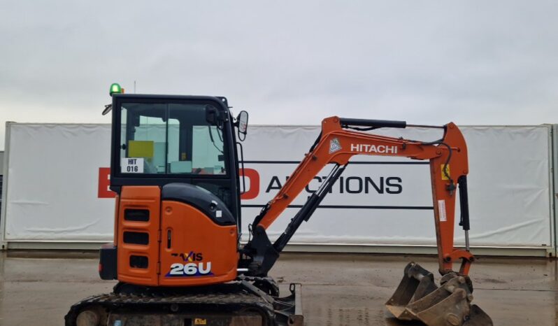 2021 Hitachi ZX26U-6 CLR Mini Excavators For Auction: Dromore – 21st & 22nd February 2025 @ 9:00am For Auction on 2025-02-22 full