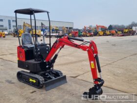 Unused 2024 JPC HT12 Micro Excavators For Auction: Leeds – 5th, 6th, 7th & 8th March 2025 @ 8:00am full