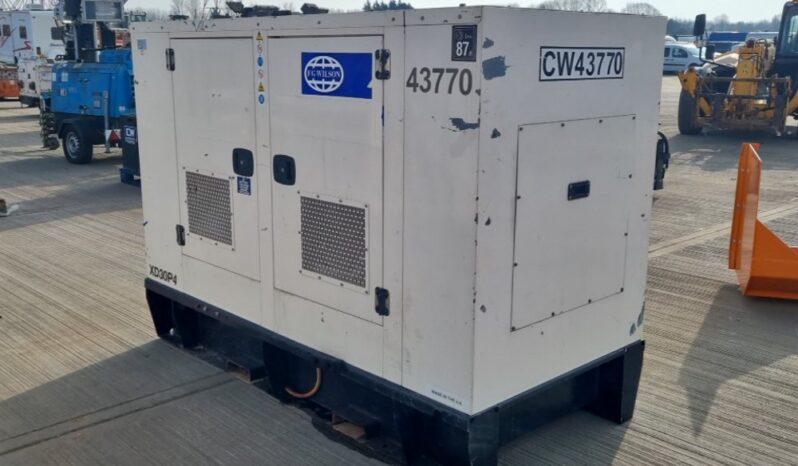 2016 FG Wilson XD30P4 30KVA Generators For Auction: Leeds – 5th, 6th, 7th & 8th March 2025 @ 8:00am full