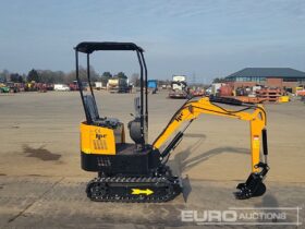 Unused 2024 JPC HT12 Micro Excavators For Auction: Leeds – 5th, 6th, 7th & 8th March 2025 @ 8:00am full