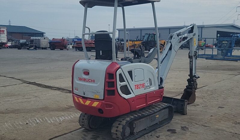 2021 Takeuchi TB216 Mini Excavators For Auction: Leeds – 5th, 6th, 7th & 8th March 2025 @ 8:00am full