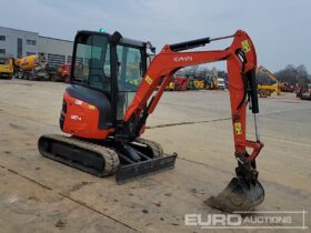 2015 Kubota U27-4 Mini Excavators For Auction: Leeds – 5th, 6th, 7th & 8th March 2025 @ 8:00am full