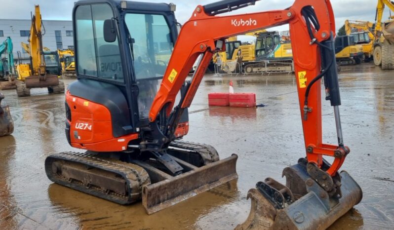 2020 Kubota U27-4 Mini Excavators For Auction: Leeds – 5th, 6th, 7th & 8th March 2025 @ 8:00am full