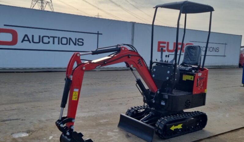 Unused 2024 JPC HT12 Micro Excavators For Auction: Leeds – 5th, 6th, 7th & 8th March 2025 @ 8:00am