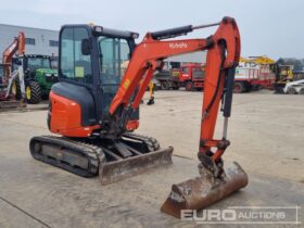 2016 Kubota U27-4 Mini Excavators For Auction: Leeds – 5th, 6th, 7th & 8th March 2025 @ 8:00am full