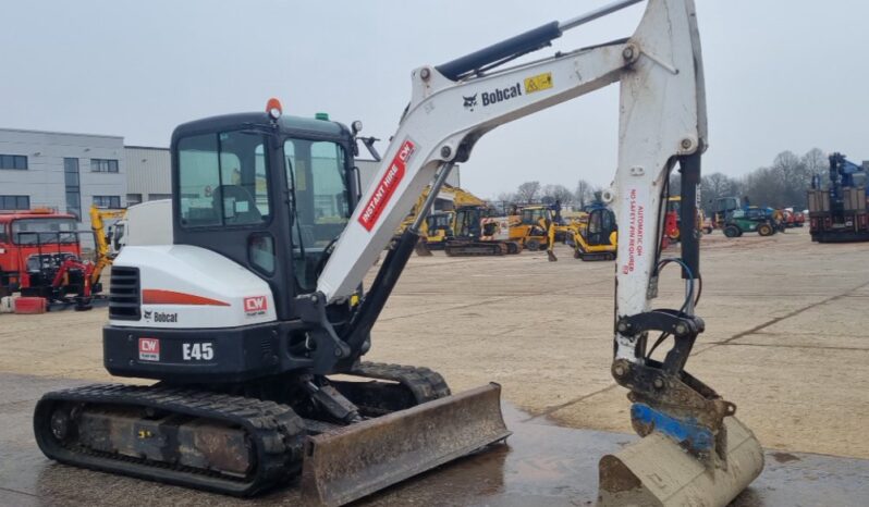 2020 Bobcat E45 Mini Excavators For Auction: Leeds – 5th, 6th, 7th & 8th March 2025 @ 8:00am full