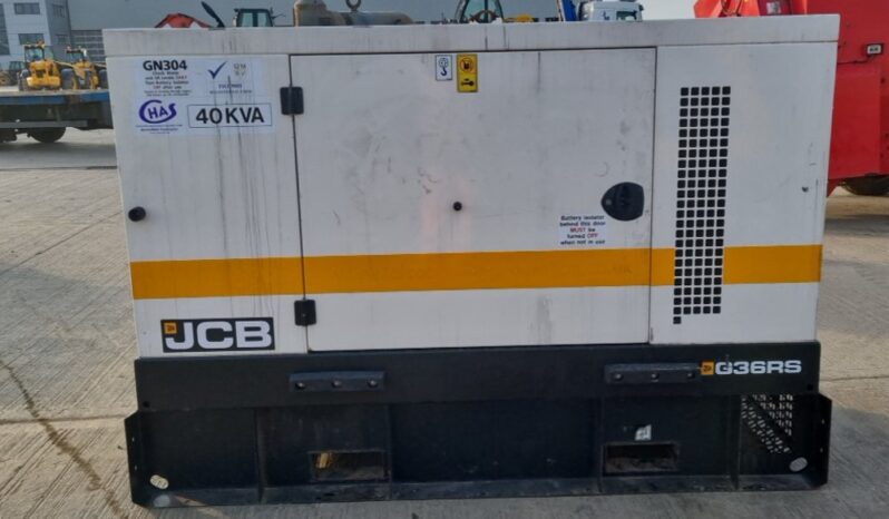 2019 JCB G36RS Generators For Auction: Leeds – 5th, 6th, 7th & 8th March 2025 @ 8:00am full