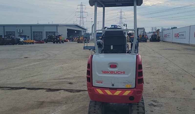 2021 Takeuchi TB216 Mini Excavators For Auction: Leeds – 5th, 6th, 7th & 8th March 2025 @ 8:00am full