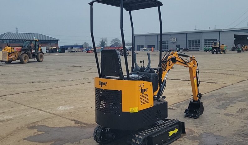 Unused 2024 JPC HT12 Micro Excavators For Auction: Leeds – 5th, 6th, 7th & 8th March 2025 @ 8:00am full