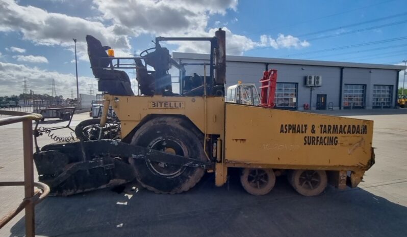 Bitelli Asphalt Paver (Runs, No drive) Asphalt Plants For Auction: Leeds – 5th, 6th, 7th & 8th March 2025 @ 8:00am full