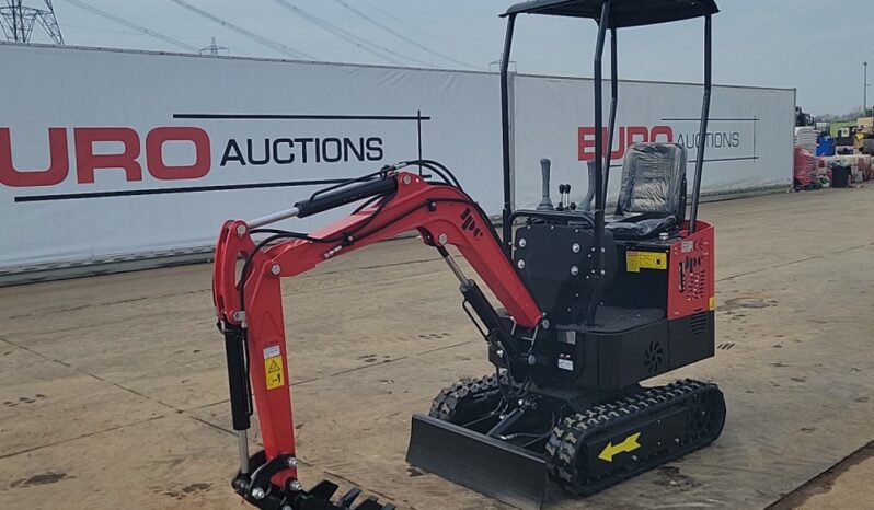 Unused 2024 JPC HT12 Micro Excavators For Auction: Leeds – 5th, 6th, 7th & 8th March 2025 @ 8:00am