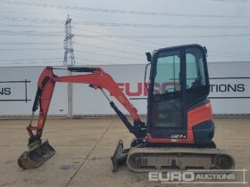 2017 Kubota U27-4 Mini Excavators For Auction: Leeds – 5th, 6th, 7th & 8th March 2025 @ 8:00am full