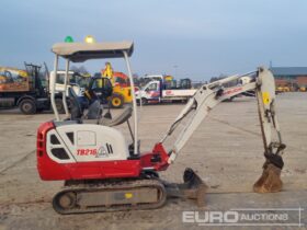 2021 Takeuchi TB216 Mini Excavators For Auction: Leeds – 5th, 6th, 7th & 8th March 2025 @ 8:00am full