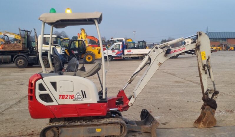 2021 Takeuchi TB216 Mini Excavators For Auction: Leeds – 5th, 6th, 7th & 8th March 2025 @ 8:00am full