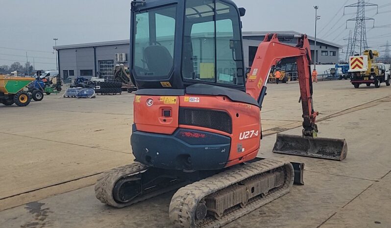 2017 Kubota U27-4 Mini Excavators For Auction: Leeds – 5th, 6th, 7th & 8th March 2025 @ 8:00am full