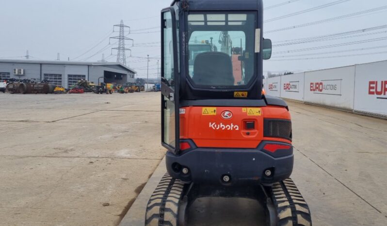 2016 Kubota U27-4 Mini Excavators For Auction: Leeds – 5th, 6th, 7th & 8th March 2025 @ 8:00am full