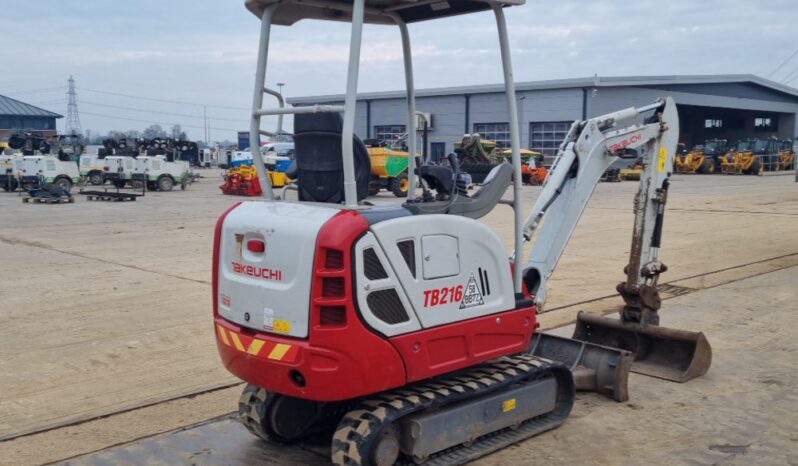 2021 Takeuchi TB216 Mini Excavators For Auction: Leeds – 5th, 6th, 7th & 8th March 2025 @ 8:00am full