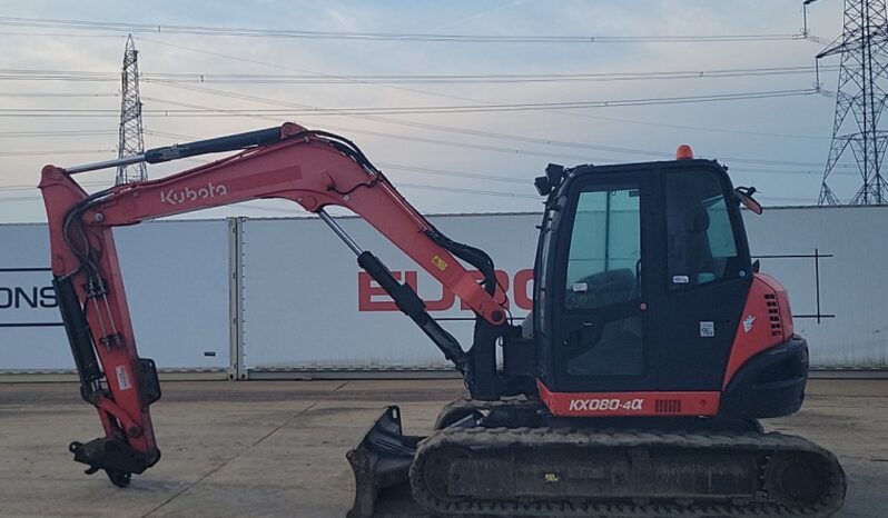 2018 Kubota KX080-4A 6 Ton+ Excavators For Auction: Leeds – 5th, 6th, 7th & 8th March 2025 @ 8:00am full