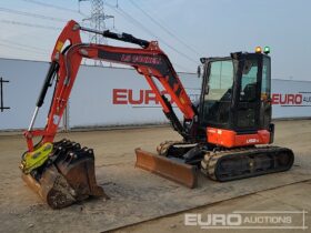 2022 Kubota U56-5 Mini Excavators For Auction: Leeds – 5th, 6th, 7th & 8th March 2025 @ 8:00am full