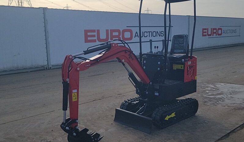 Unused 2024 JPC HT12 Micro Excavators For Auction: Leeds – 5th, 6th, 7th & 8th March 2025 @ 8:00am